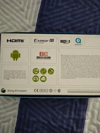 Sony Ericsson Xperia Telefono Vintage Nero