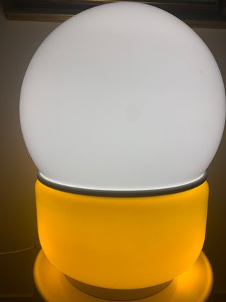 Lampada bicolore anni '70