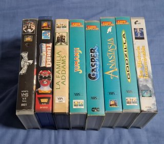 LOTE! 8 VHS Cine familiar