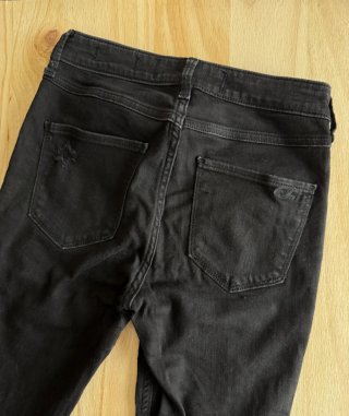 Pantalones vaqueros Hollister negros