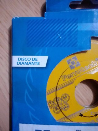 Disco Diamante Ferrotech 115mm Gres Porcelánico