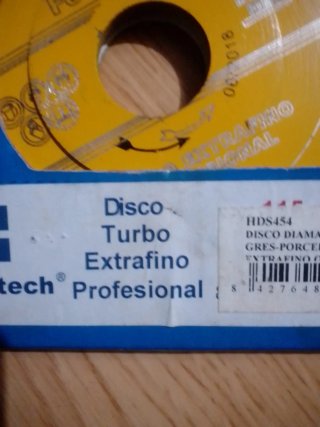Disco Diamante Ferrotech 115mm Gres Porcelánico