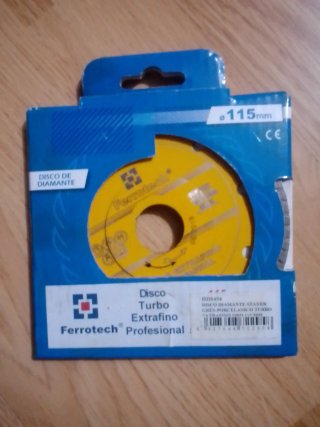 Disco Diamante Ferrotech 115mm Gres Porcelánico