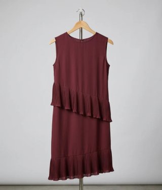 Abito elegante donna bordeaux