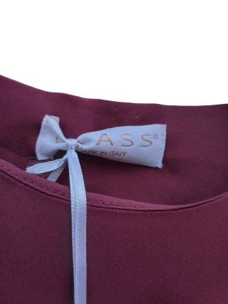 Abito elegante donna bordeaux