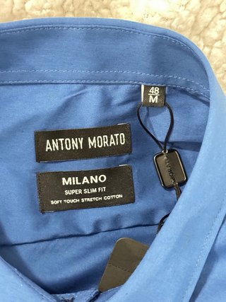 Camicia Antony Morato Blu Taglia 48/M