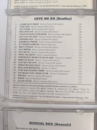Lote 7 CDs Rock '60 Fabbri Editori