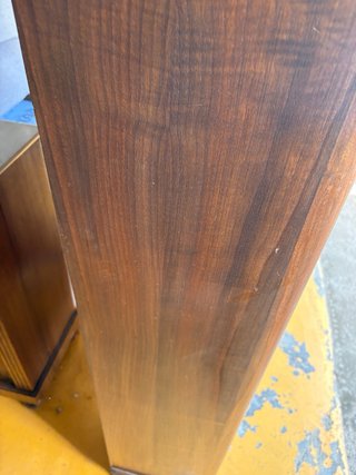 Librería Vintage Mid-Century- Madera Real de Nogal