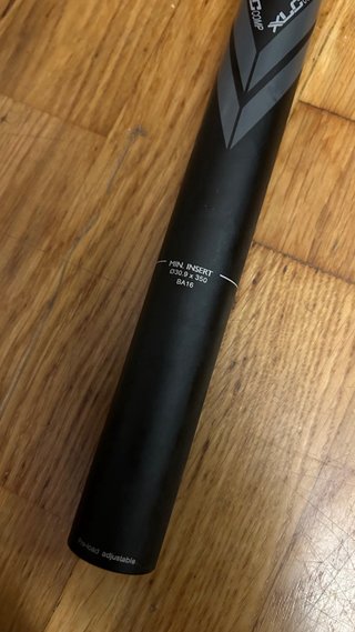 Tija XLC 30,9 x 350 suspensió
