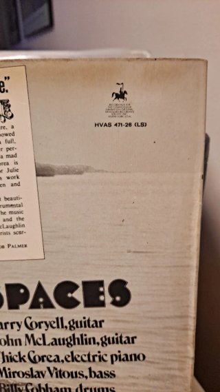 Disco Vinilo Spaces - Larry Coryell 1975