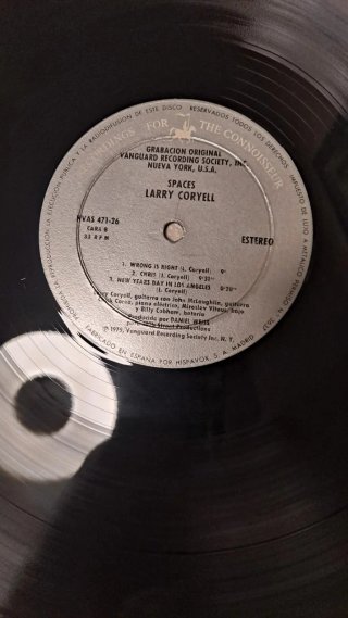 Disco Vinilo Spaces - Larry Coryell 1975