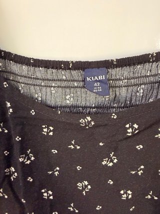 Vestido premamá y lactancia Kiabi negro