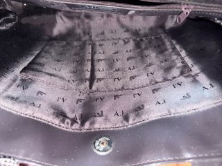 Bolso Armani Jeans Charol Gris