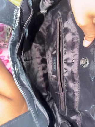 Bolso Armani Jeans Charol Gris