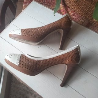 Zapatos Pedro Miralles Marrón y Blanco