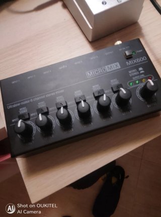 Micro Mix 600 Mezclador 6 Canales