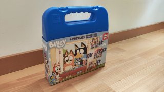 4 Puzzles Bluey Progresivos 12-25 Piezas