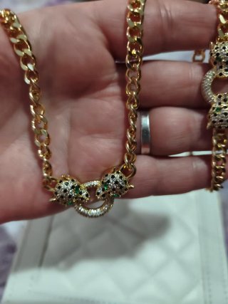 Conjunto Leopardo Laminado 14K
