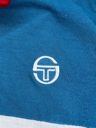 Camiseta Sergio Tacchini M Azul Roja Blanca