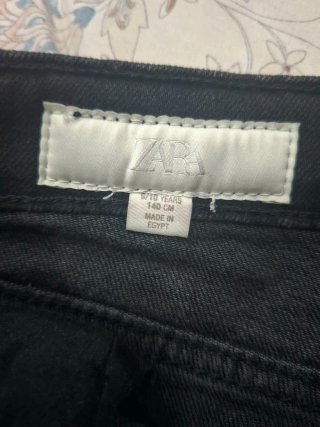 Shorts vaqueros negros Zara Talla 9-10
