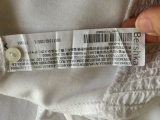 Blusa blanca manga abullonada