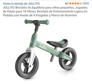 Bicicleta infantil Jollito verde