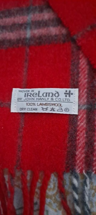 Bufanda Tartán Rojo Ireland