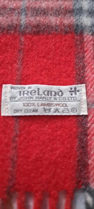 Bufanda Tartán Rojo Ireland