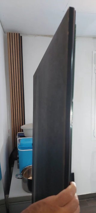 Espejo grande negro