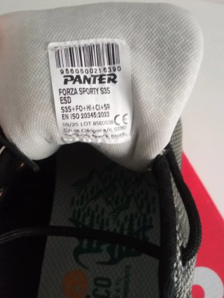 Zapatos de seguridad PANTER rojos