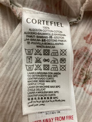 Blusa sin mangas Cortefiel floral