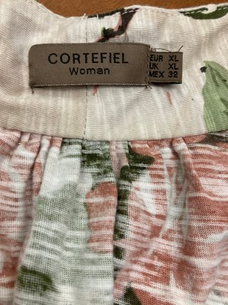 Blusa sin mangas Cortefiel floral