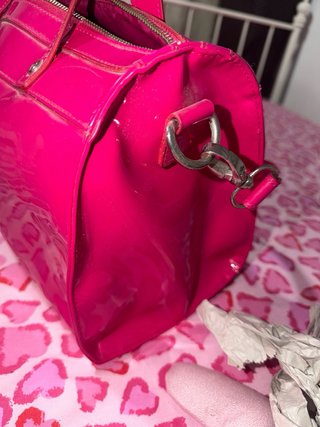 Bolso Armani Jeans Rosa Charol