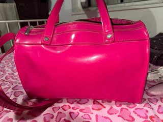 Bolso Armani Jeans Rosa Charol