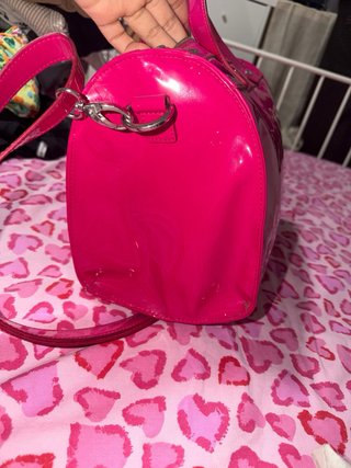 Bolso Armani Jeans Rosa Charol