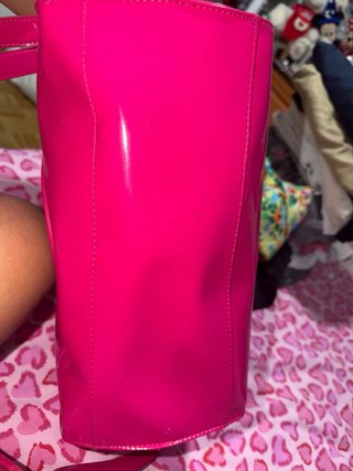 Bolso Armani Jeans Rosa Charol