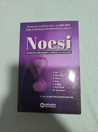 Noesi textos de filosofia per a les PAU 2025 (a...