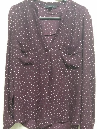 Camisa burdeos lunares Atmosphere talla 38