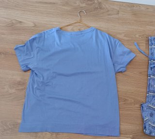 Pijama Snoopy Corto Azul