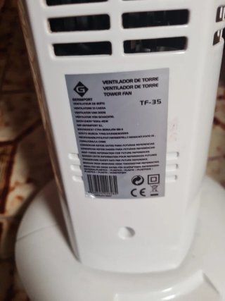 Ventilador de Torre Blanco