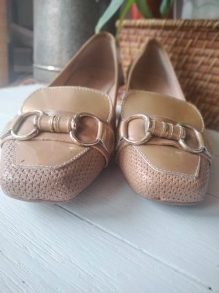 Lote Zapatos Piel Mujer Tacon Bajo