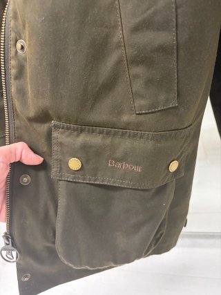 Barbour Acorn Chaqueta Verde Talla S