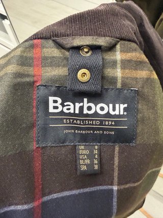 Barbour Acorn Chaqueta Verde Talla S
