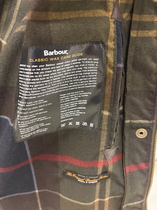 Barbour Acorn Chaqueta Verde Talla S