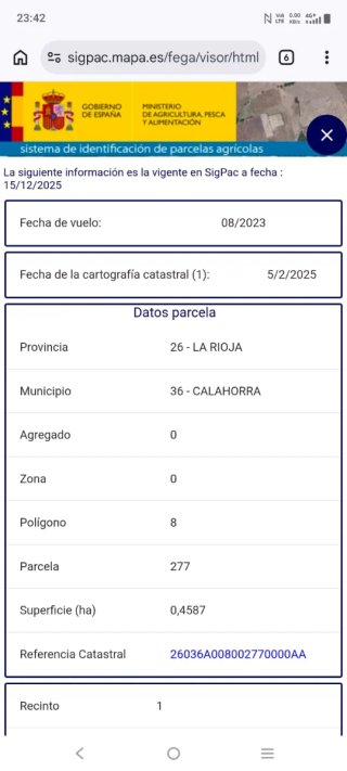 Se vende dos fincas una rústica y una urbana.