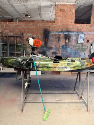 Kayak de pesca camuflaje