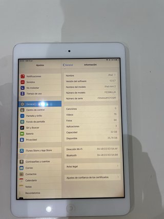 iPad Mini 2 32GB Plata