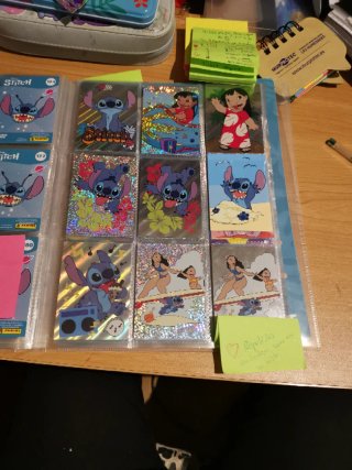 Álbum y Cromos de Stitch Disney