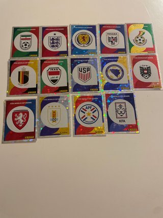 Cromos Escudos Mundial 2026 Panini