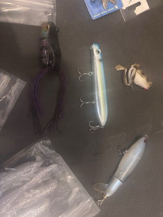Lote señuelos pesca variados